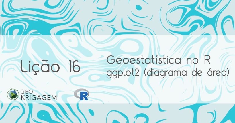 Geoestatística no R - ggplot2 diagrama de área - tutorial de geoestatística no R na Geokrigagem