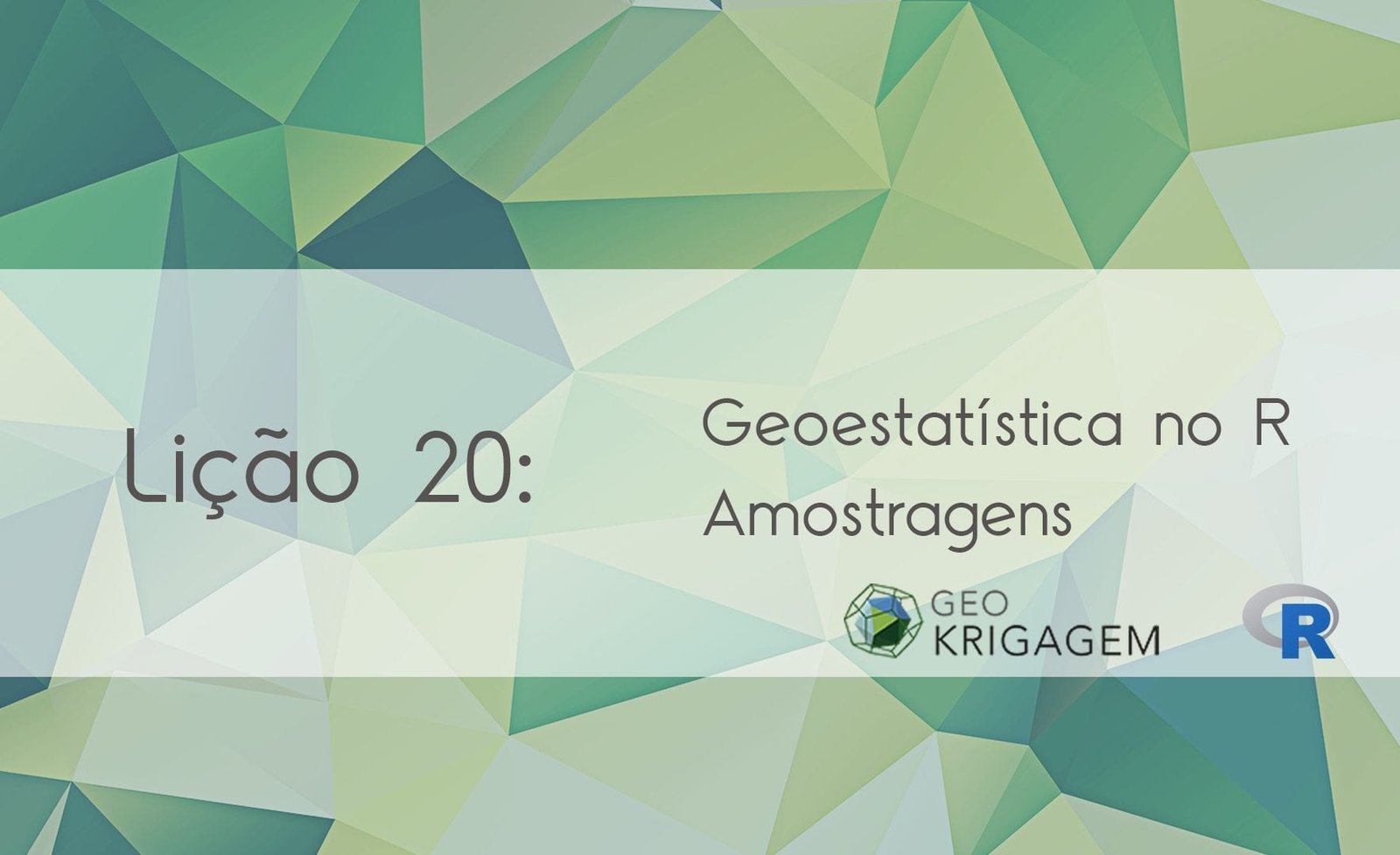 Geoestatística no R – Lição 20: Amostragem