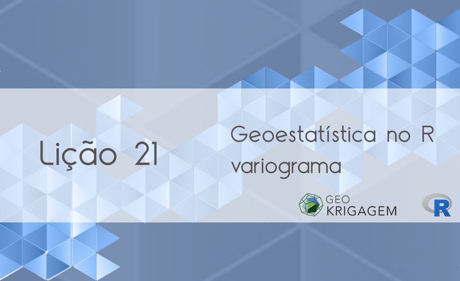Geoestatística no R – Lição 21: Variograma