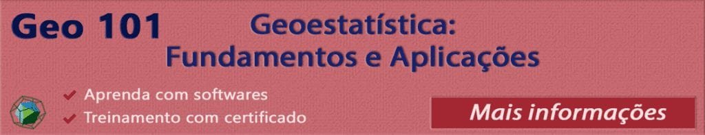 Curso presencial de geoestatística aplicada na Geokrigagem, em São Paulo