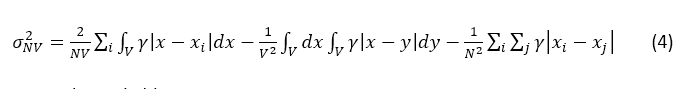 . A variância de estimativa pode ser calculada como (David, 1977, p. 192):