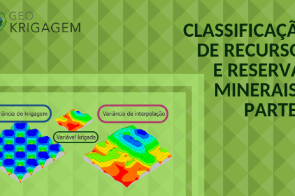 estimativa de recursos minerais krigagem ordinária geokrigagem