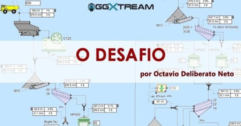 Artigo sobre o AggXtream, um simulador estocástico e dinâmico para o desenho e a otimização dos circuitos de britagem e classificação