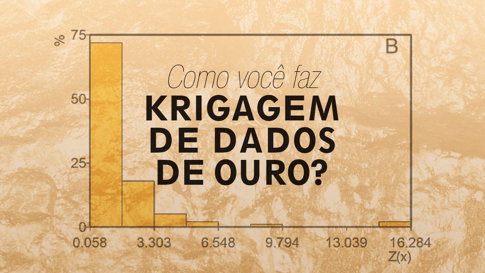 Como você faz a krigagem de dados de ouro?